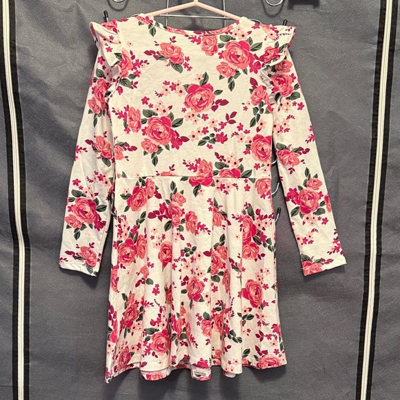 The Children's Place Pink Floral Ruffle Dress - Picture 4 of 5
